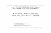 Course Descriptions Spring Semester 2015 - University of Hawaii at ...