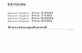 Kasutusjuhend - Epson Stylus Pro 7700/7710/9700/9710