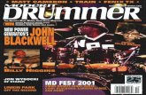 October 2001 - Modern Drummer Magazine