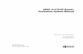 ADSP-21479 EZ-BoardTM Evaluation System Manual - Farnell