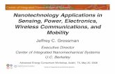 Nanotechnology Applications in Sensing, Power, Electronics, Wireless Communications, and Mobility