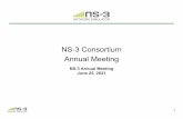 NS-3 Consortium Annual Meeting