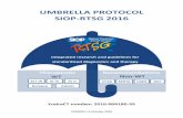 umbrella protocol siop-rtsg 2016
