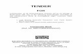 TENDER - BMTPC