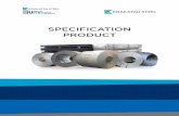 SPECIFICATION PRODUCT - Krakatau Steel
