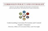 CORROSION POLICY AND OVERSIGHT - National Defense ...
