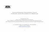 Consolidated Homeless Fund Policies and Procedures Manual