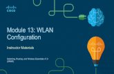 Module 13: WLAN Configuration