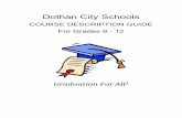 COURSE DESCRIPTION GUIDE For Grades 9 - Dothan City ...