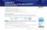 Arithmetic and geometric sequences - Hawker Maths 2022