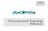 Procurement Training Manual - Alexandria City Public Schools