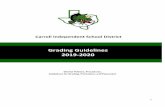 Grading Guidelines 2019-2020 - Carroll Independent School ...