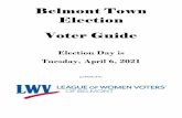 Belmont Town Election Voter Guide
