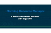 Norming Resource Manager - Sage