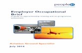 Aviation ground specialist - Employer Occupational Brief