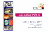 Contabilidade Pública Lisboa, Janeiro 2007