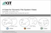 A Case for Dynamic File System Views - ITEC - Operating Systems ...