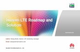 Huawei LTE Roadmap and Solution
