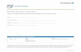 Mortgage Assumption Application - Chase Bank