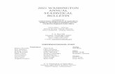2021 WASHINGTON ANNUAL STATISTICAL BULLETIN