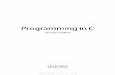 Programming in C - OUP India - Oxford University Press