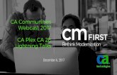 CA Communities Webcast 2017 CA Plex CA 2E Product Update