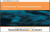 Contents Chemical Thermodynamics Contents