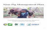 Niue Pig Management Plan - SPREP