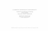 CARSON-NEWMAN UNIVERSITY Adult & Graduate Catalog ...