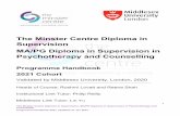 The Minster Centre Diploma in Supervision MA/PG Diploma in ...