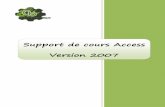 Support de cours Access Version 2007
