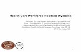 Health Care Workforce Needs in Wyoming