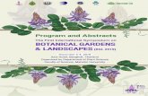 International Symposium on Botanical Gardens and Landscapes