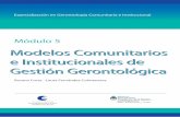 Especialización en Gerontología Comunitaría e Institucional