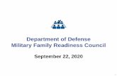 DoD Military Family Readiness Council