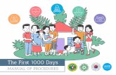The First 1000 Days (Manual of Procedures) - iPad