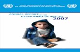 annual report of the department of health 2007 - UNRWA