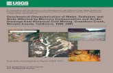 Geochemical characterization of water, sediment, and biota affected by mercury contamination and acidic drainage from historical gold mining, Greenhorn Creek, Nevada County, California,