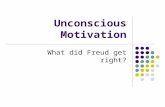 Unconscious Motivation