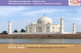 HTS 502: Cultural Heritage of India - ycmou