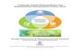 Corporate Social Responsibility and Sustainability ...