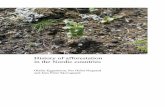 History of afforestation in the Nordic countries
