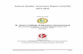 Annual Quality Assurance Report (AQAR) 2015-2016