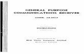 general purpose communications receiver - RadioManual