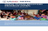 NEPAL FLOOD RECOVERY PROGRAM (NFRP)