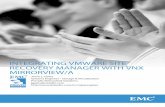 INTEGRATING VMWARE SITE RECOVERY MANAGER WITH ...