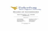 Board of Governors - West Virginia University at Parkersburg