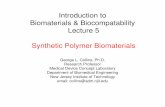 Synthetic Polymer Biomaterials - Moodle@Units