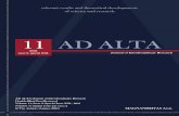 AD ALTA: Journal Of Interdisciplinary Research (11/02-XXI.)