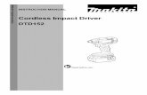 Cordless Impact Driver - Makita